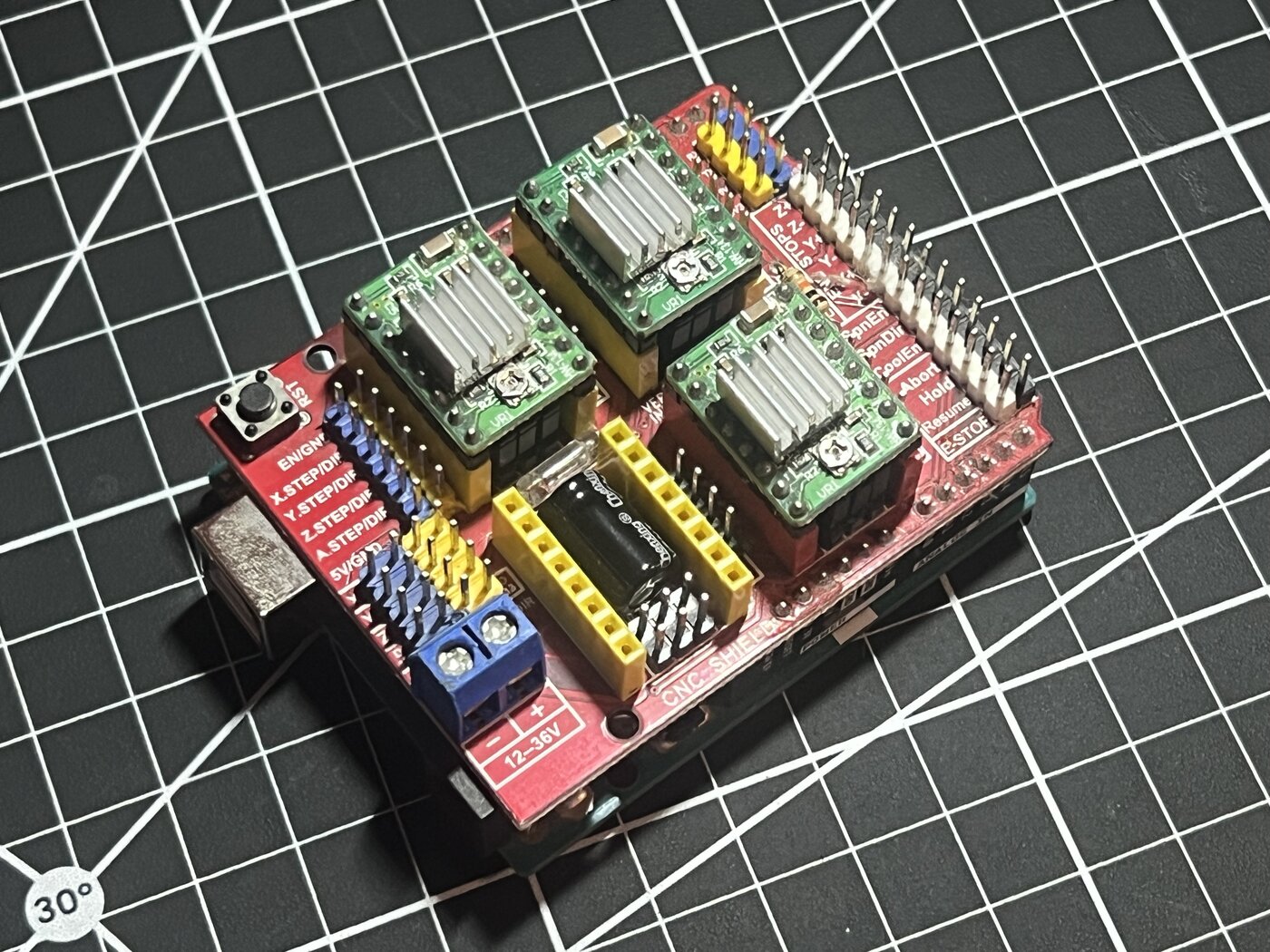 CNC Shield V3 con los 3 drivers